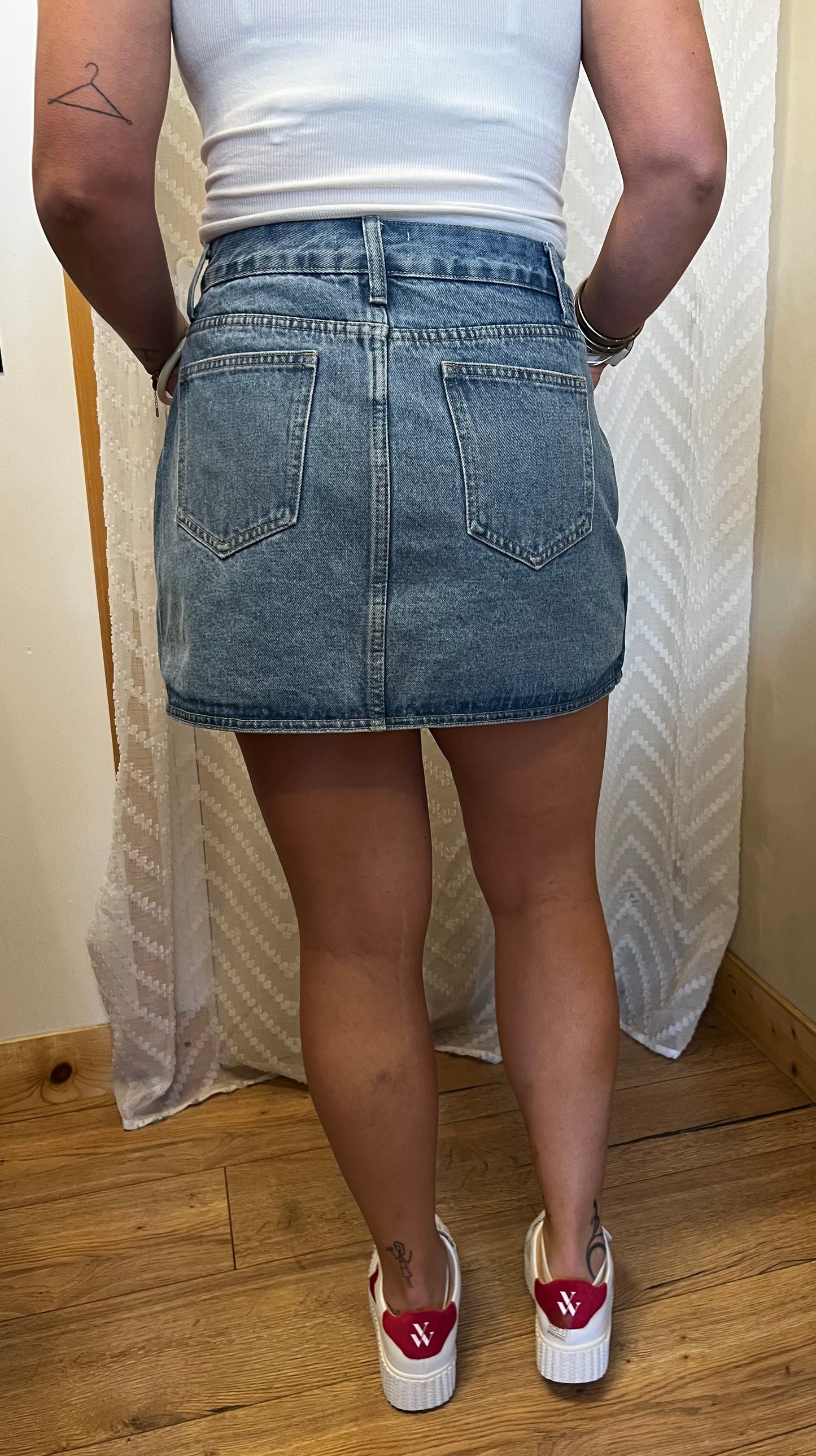 Jupe-short en jean