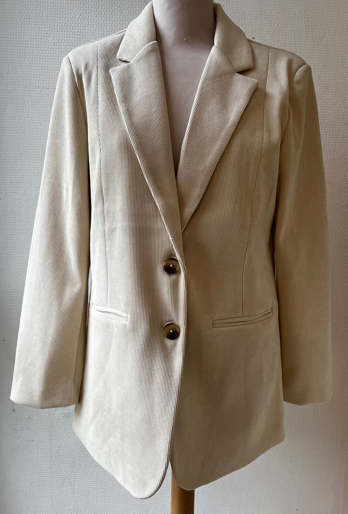 Veste blazer velours côtelé