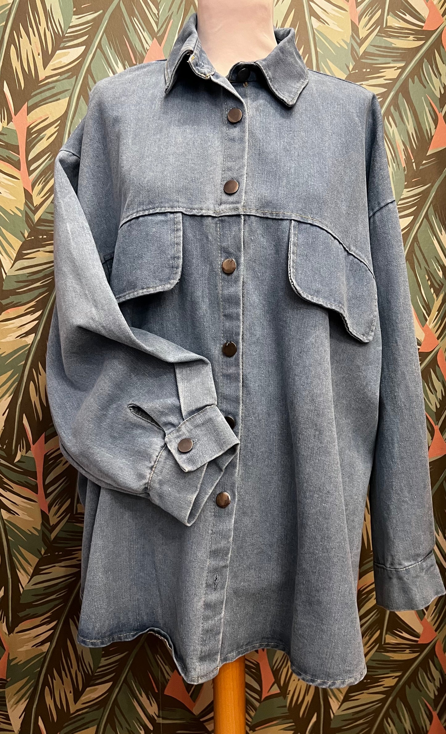 Chemise oversize en jean