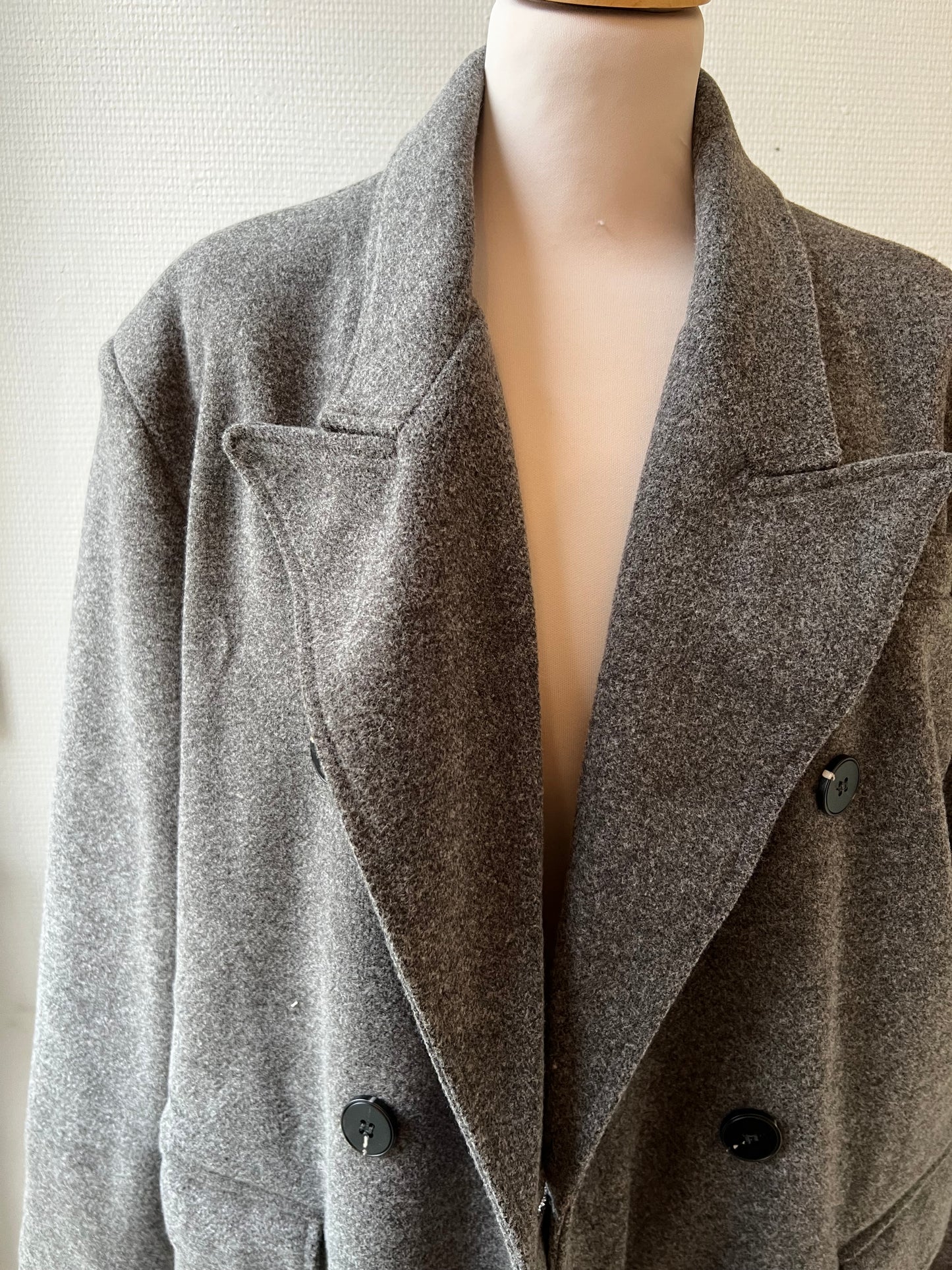 Manteau long coupe oversize