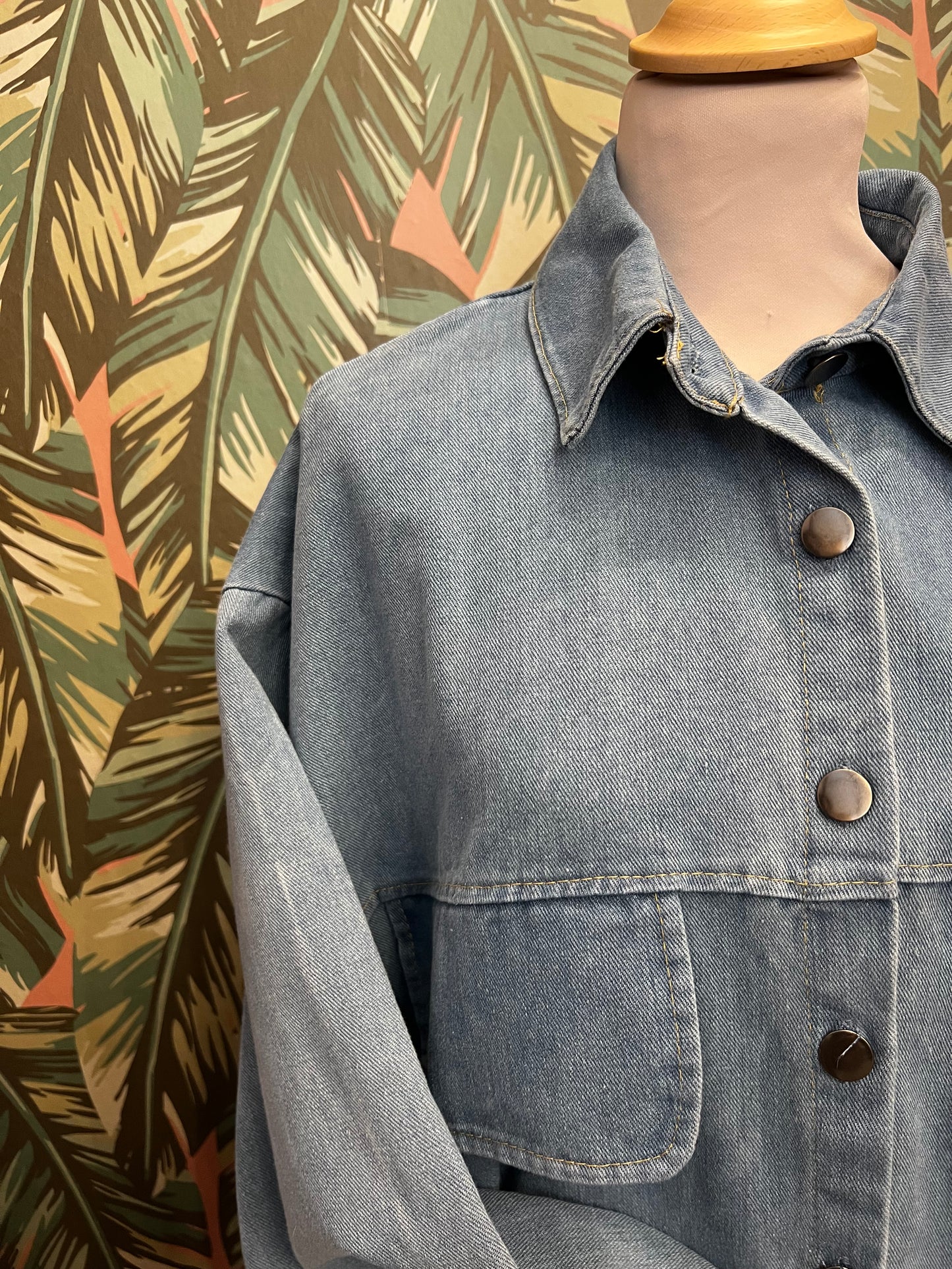 Chemise oversize en jean