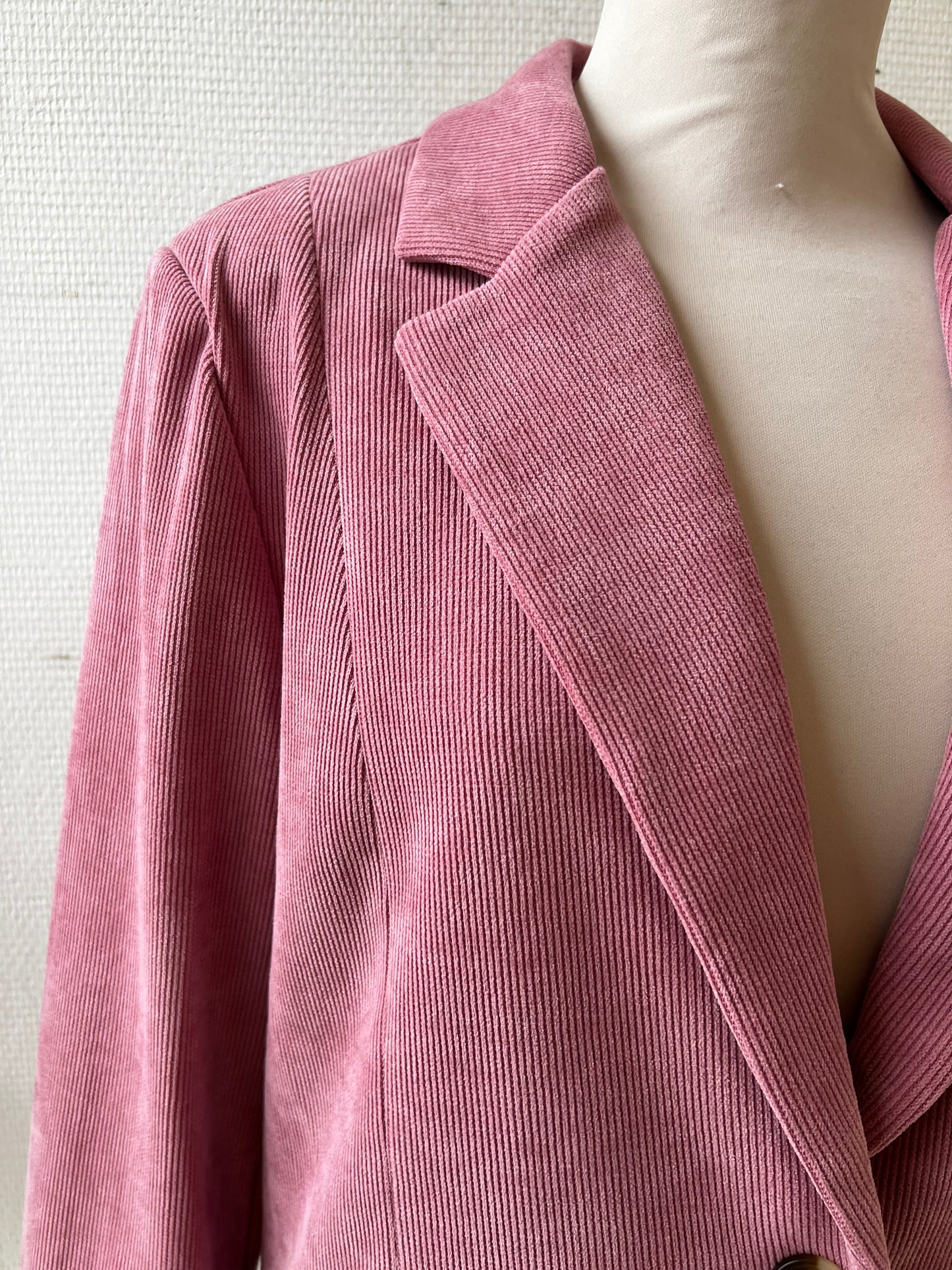 Veste vieux rose en velours